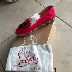 Christian Louboutin Women's Pink Espadrilles